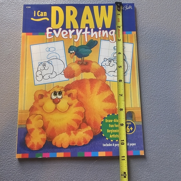 Source Unknown I Can Draw Everything Book - Blue, Orange, Yellow - Picture 3 of 4